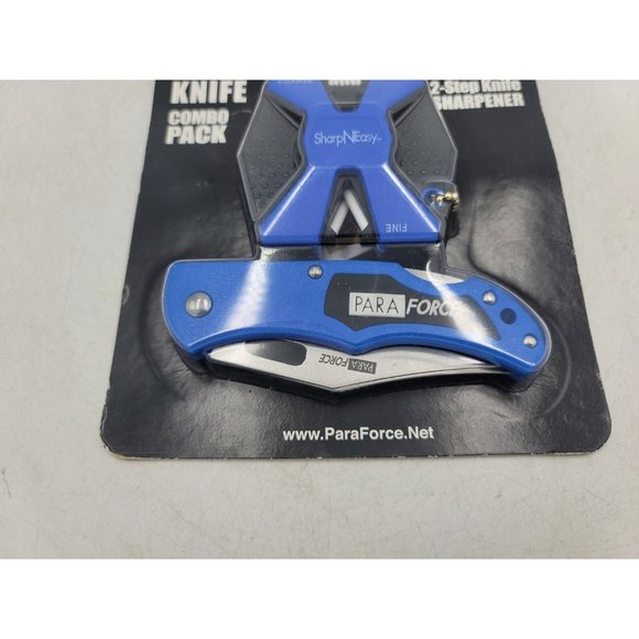 Lockback Knife Combo Pack Paraforce 2 Step Sharpener A9 - Picture 8 of 11